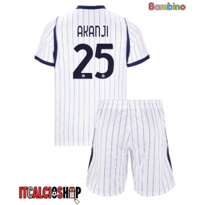 Inter Milan Manuel Akanji #25 Seconda Maglia Bambino 2026-27 Manica Corta (+ Pantaloni corti)